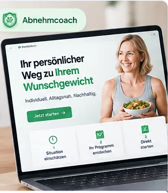 Beispiel einer Premium-Direkt-Anwendung für einen Abnehmcoach