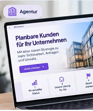 Beispiel einer Premium-Direkt-Anwendung für eine Agentur
